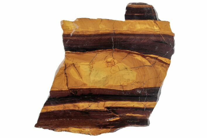 Polished Desert Sunset Banded Iron Slab - Western Australia #221506